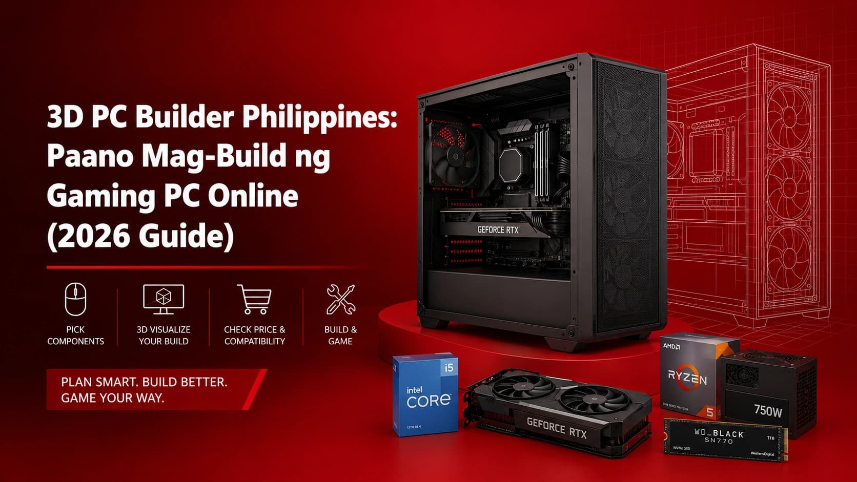 3D PC Builder Philippines: How to Build a Gaming PC Online (2026 Guide)