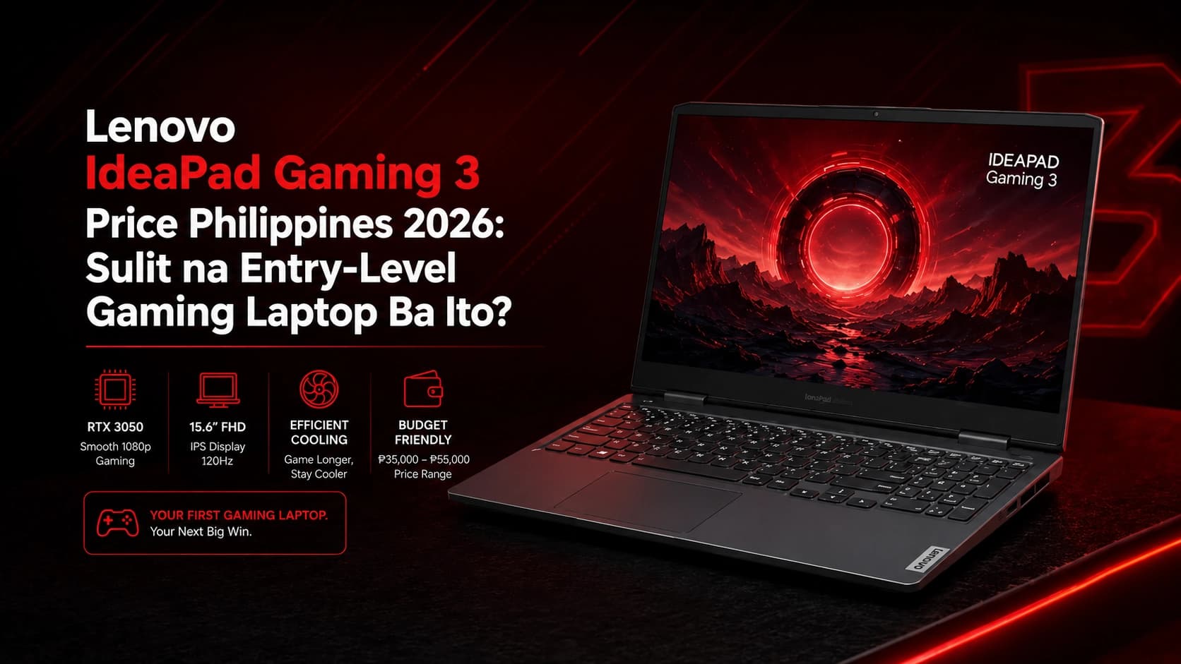 Lenovo IdeaPad Gaming 3 Price Philippines 2026: ₱35,000 — Or Just Get the LOQ?